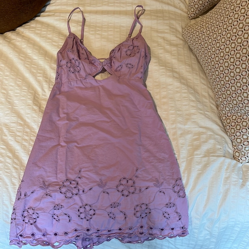 Zara purple mini dress